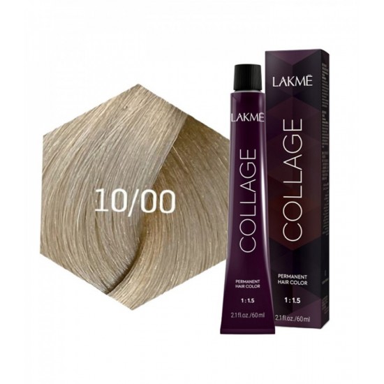 Lakme Collage Hair Dye 10/00 Platinum Blonde - 60 ml