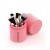O.TWO.O Set of makeup brushes with a cylindrical case