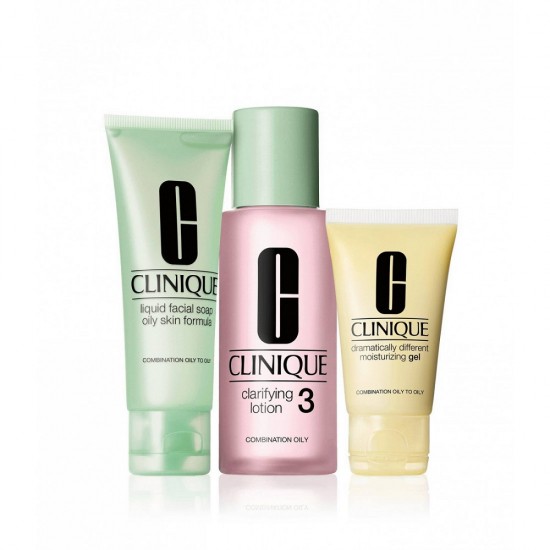 Clinique Combination Oily to Oily Skin Care Set Number 3 - 3 Pieces