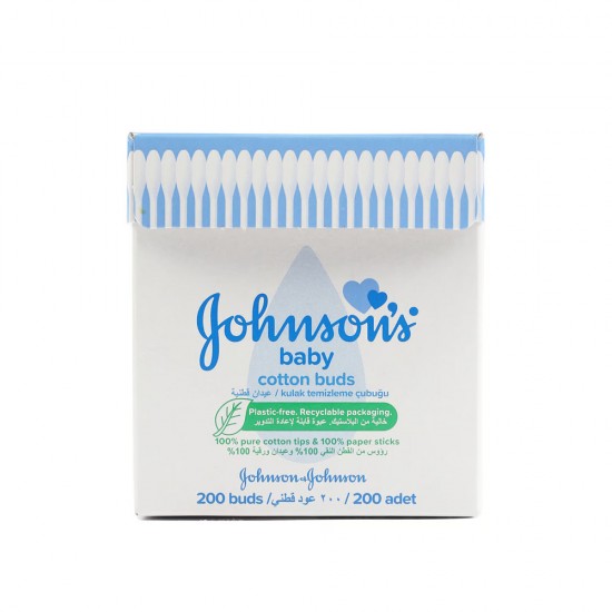Johnson's Baby Cotton Buds - 200 Pieces