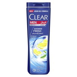 Clear Anti-Dandruff Shampoo Shower Fresh for Men - 400 ml