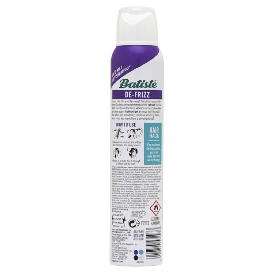 Batiste Instant Hair Refresh DE-FRIZZ Drya Shampoo - 200 ml