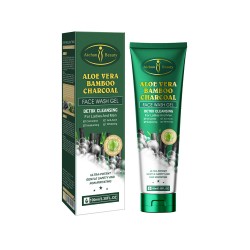 Aichun Beauty Face Wash Gel with Aloe Vera & Bamboo Charcoal - 100 ml