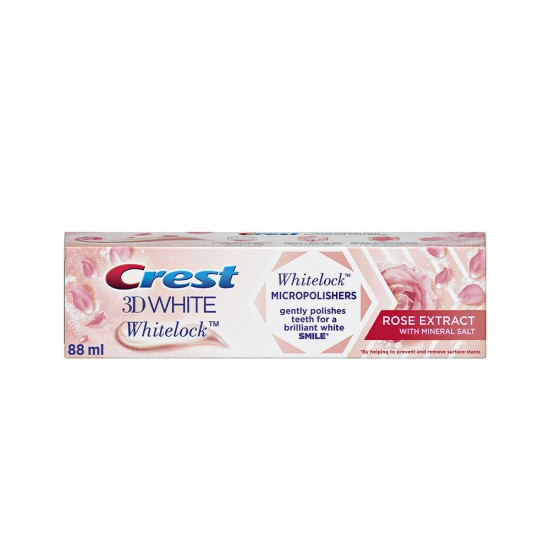 Crest 3D White Toothpaste White Look Rose Extract with Mineral Salt- 88 ml