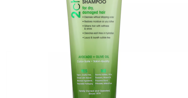Giovanni 2chic Ultra Moist Shampoo With Avocado & Olive Oil - 250 ml - شامبو