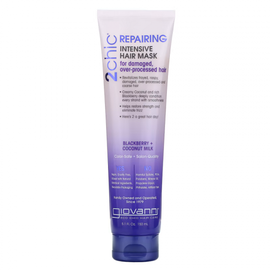 Giovanni Repairing Intensive Hair Mask With Blackberry & Coconut Milk - 150 ml