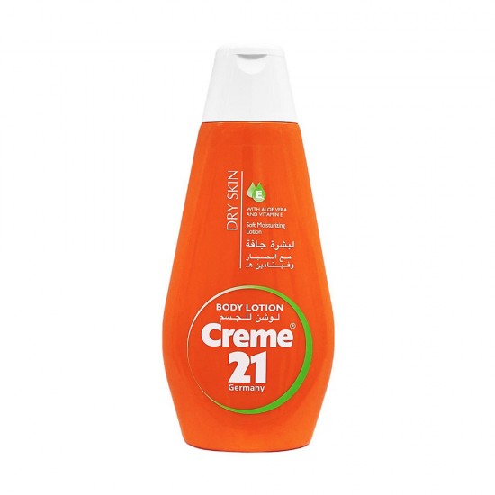 Creme 21 Body Lotion For Dry Skin With Aloe Vera & Vitamin E - 400 ml