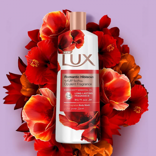 Lux Perfumed Body Wash Romantic Hibiscus - 500 ml