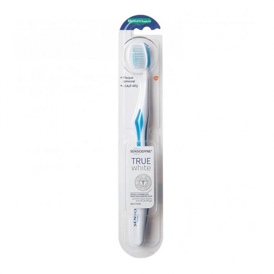 Sensodyne True White Protection Toothbrush Medium Soft - Blue
