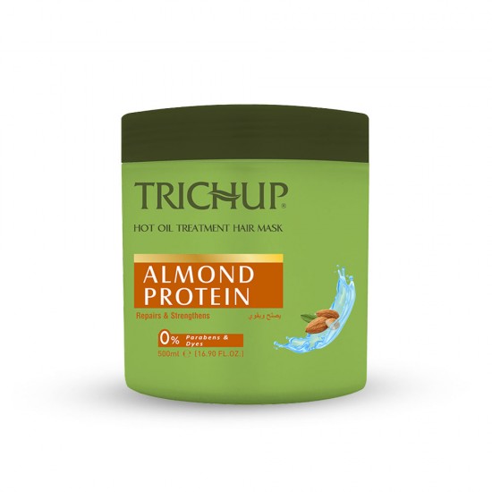 Trichup Hot Oil Treatment Hair Mask Almond Protein - 500 ml