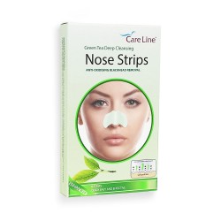 Care Line Green Tea Deep Cleansing Nose Strips 6 Strips