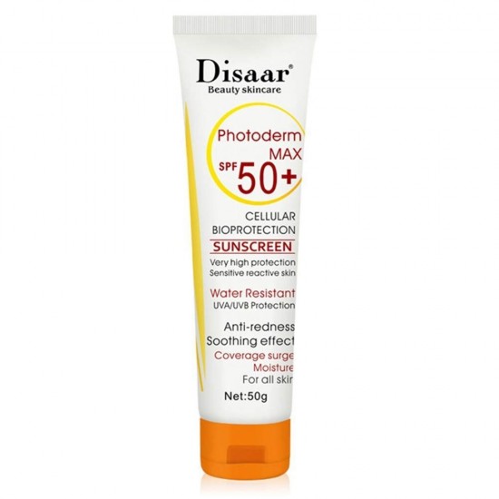 Disaar Sunscreen Cream SPF 50 For All Skin Types - 50 gm