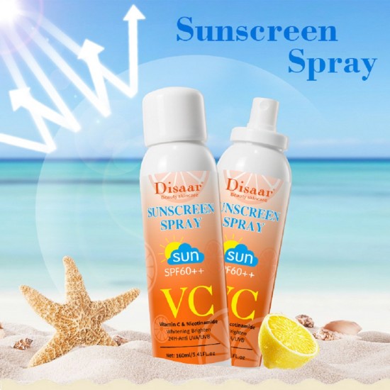 Disaar Sunscreen Spray SPF 60 with Vitamin C - 160 ml