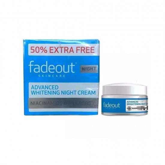 Fadeout Advanced Whitening Night Cream with Niacinamide & Mulberry - 75 ml