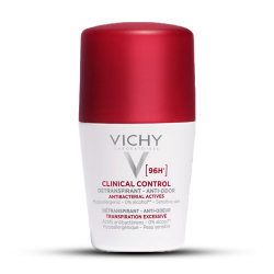 Vichy Deodorant Roll-On 96h Antibacterial Sensitive Skin - 50 ml