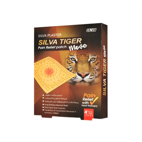Silva Plaster Silva Tiger Move Pain Relief Patch - 4 Pieces