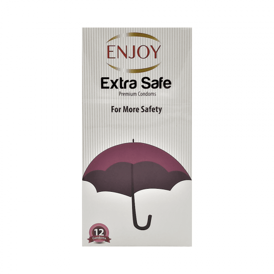 Enjoy Extra Safe Premium Condoms - 12 Condoms