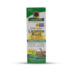 Lina Rose Sunblock Cream SPF 90 With Licorice Extract - 100 gm