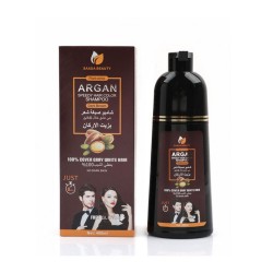 Saada Beauty Speedy Hair Color Shampoo with Argan Oil Dark Brown - 400 ml
