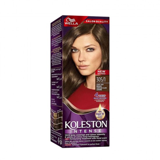 Wella Koleston Intense Hair Dye 305/1 Light Ash Brown