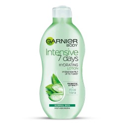 Garnier Intensive 7 Days Hydrating Body Lotion with Aloe Vera for Normal Skin - 400 ml