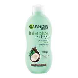 Garnier Intensive 7 Days Hydrating Body Lotion with Coconut Milk for Dry and Rough Skin - 400 ml