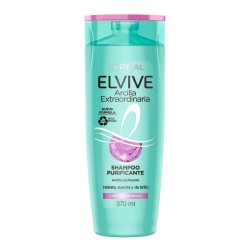 L'Oreal Paris Elvive Extraordinary Clay Purifying Shampoo - 370 ml
