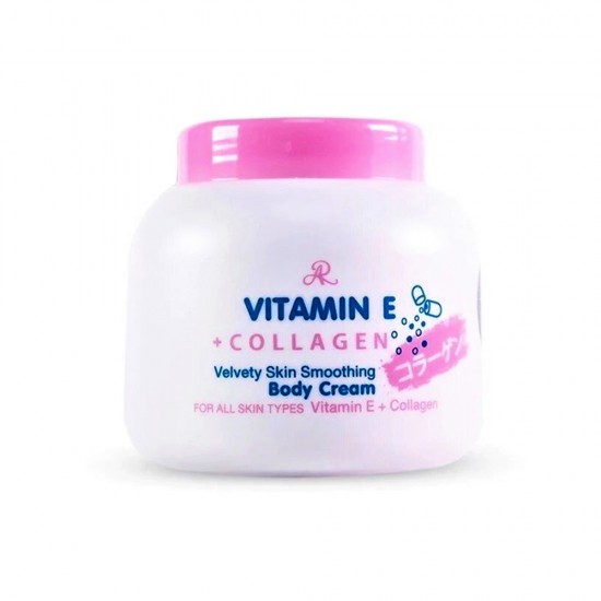 AR Vitamin E + Collagen Body Cream for All Skin Types - 200g