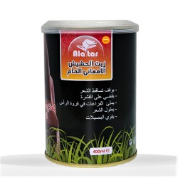 العطار زيت الحشيش الأفغاني الخام لعلاج مشاكل الشعر المختلفة- 400مل