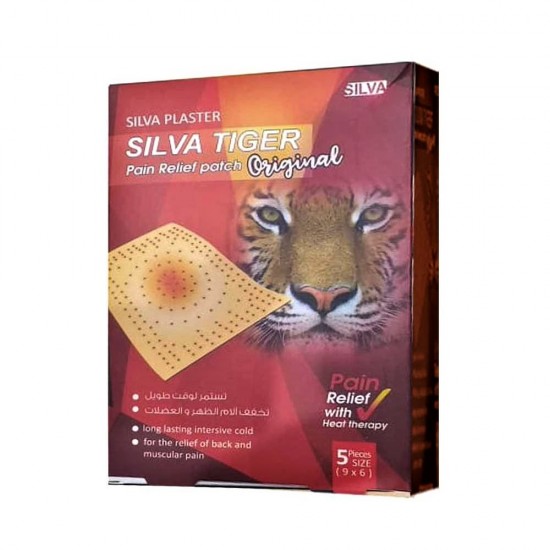 Silva Plaster Silva Tiger Original Pain Relief Patch - 5 Pieces