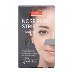 Purederm Nose Pore Strips Charcoal - 6 Strips