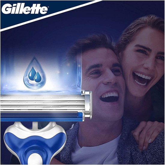 Gillette Blue 3 Comfort Men's Razor Blades - 8 Pieces