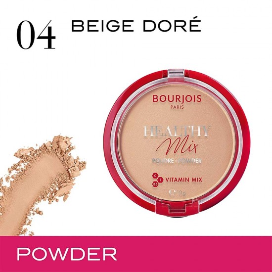 Bourjois Heathly Mix Face Powder 04 Beige-10gm