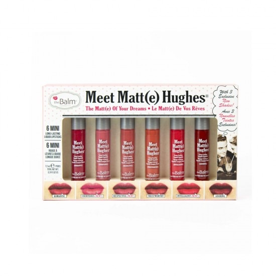 TheBalm Liquid Lipstick Meet Matt(e) Hughes VOL.12 - 6 Pieces