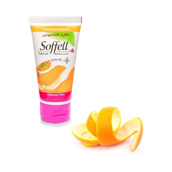 Soffell Mosquito Repellent Cream With Natural Orange Peel - 50 ml