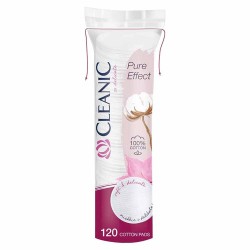 Cleanic Pure Cotton Pads - 120 Cotton Pads