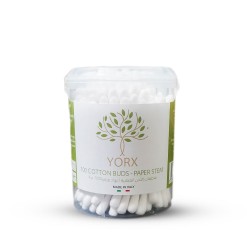 Yorx 100 Cotton Buds - Paper Stem