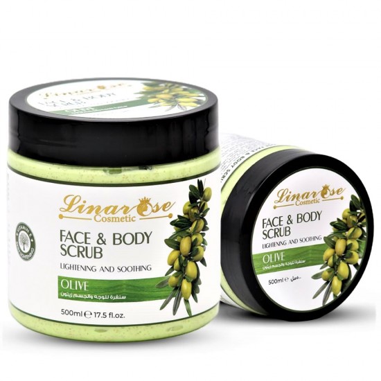 Lina Rose Face & Body Scrub Olive - 500 ml