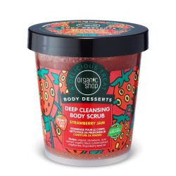 Organic Shop Deep Cleansing Body Scrub with Strawberry Jam - 450ml