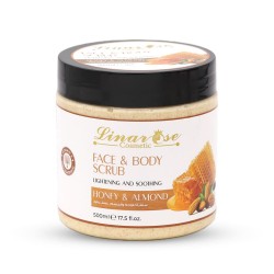 Lina Rose Face & Body Scrub Honey & Almond- 500 ml