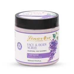 Lina Rose Face & Body Scrub Lavender - 500 ml