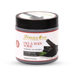 Lina Rose Face & Body Scrub Charcoal - 500 ml