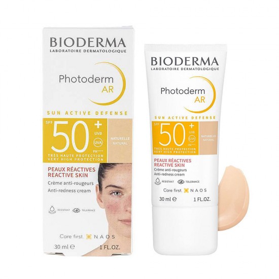 Bioderma Photoderm AR Anti-Redness Cream SPF 50 Natural - 30 ml