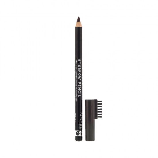 Rimmel London Eyebrow Pencil 004 Black Brown - 1.4 gm