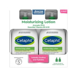 Cetaphil Moisturizing Lotion for Dry to Normal, Sensitive Skin - 2*591 ml