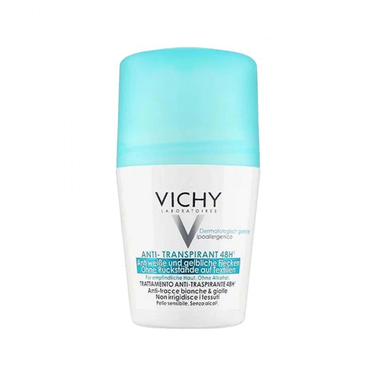 Vichy Anti-Stain Intense Roll-On Deodorant 48h - 50 ml