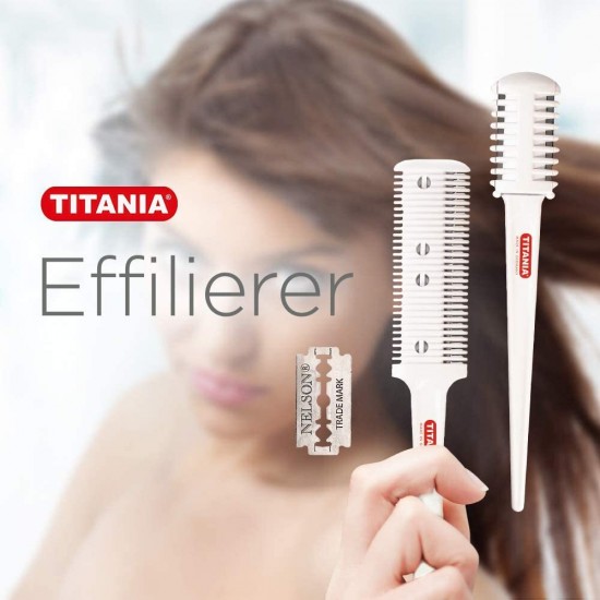 تيتانيا مشط شعر بموس لإزالة شعر الرأس الزائد بصوره آمنه