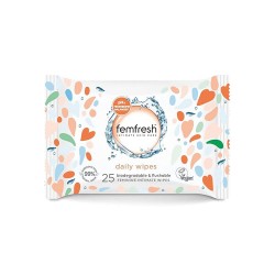 Femfresh Intimate Skin Care Daily Wipes for Intimate Areas - 25 Wipes