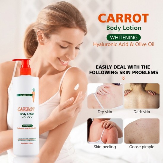 Careline Carrot Body Lotion - 480 gm