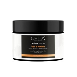 Celia Himalayan Salt & Papaya Body & Face Scrub Mask - 500 ml